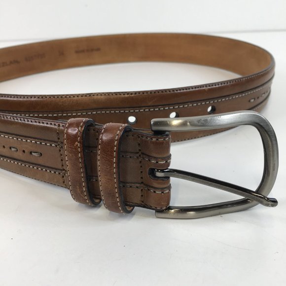 Mezlan Other - Mezlan Brown Leather Belt Size 34